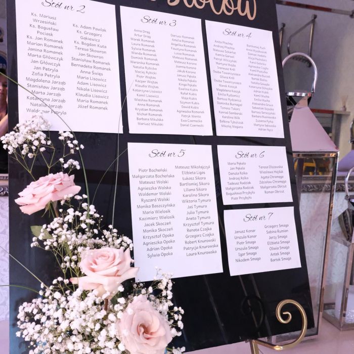 KOD 455<br><strong>TABLICA CZARNO-ZŁOTA</strong><br>Wymiary: 70 x 100 cm<br><strong>Ilość na stanie: 1</Strong><br><strong>Cena wypożyczenia: 25 zł</strong>